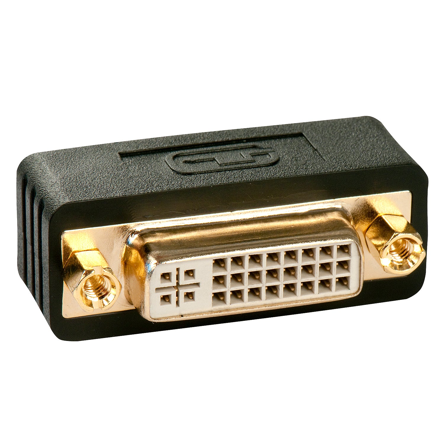 Lindy 41098 Adapter DVI-I (Stecker) zu DVI-D (Buchse) – vergoldete Kontakte, Schwarz