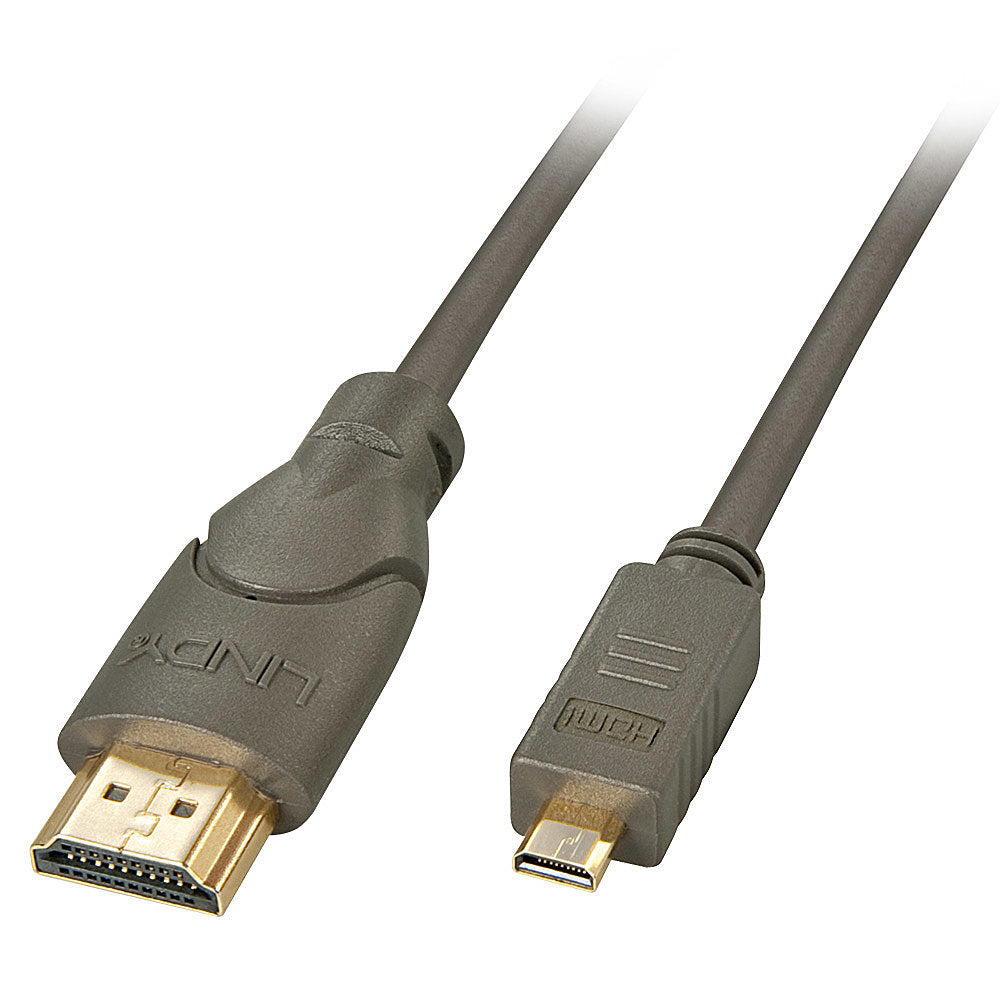 Lindy Micro-HDMI auf HDMI Kabel HDMI 1.4 4K 30 Hz – 0,5 m