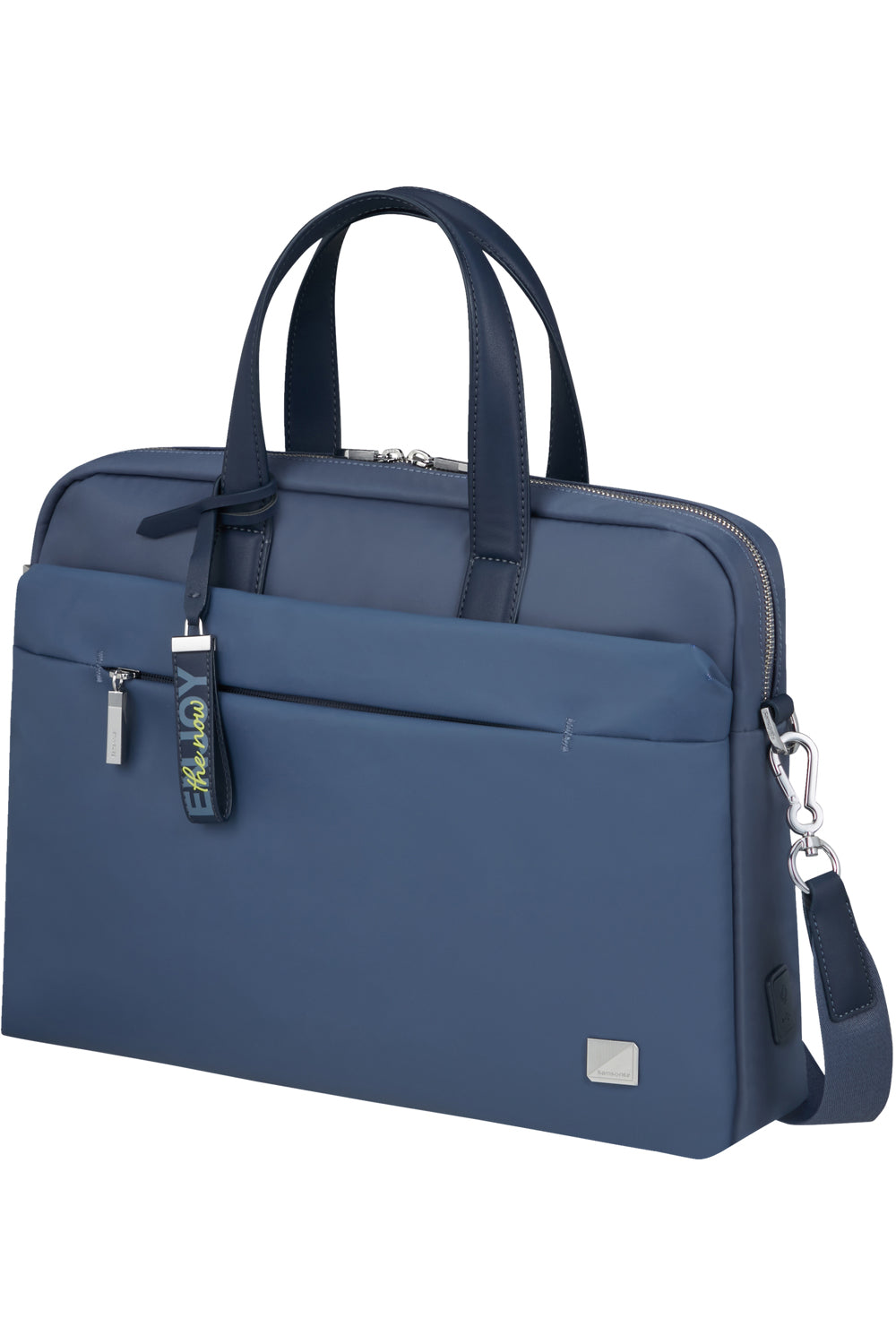 Samsonite Workationist Notebook-Tasche – 12 l, wasserabweisend, Aufsteckfunktion, recyceltes PET (rPET), blau