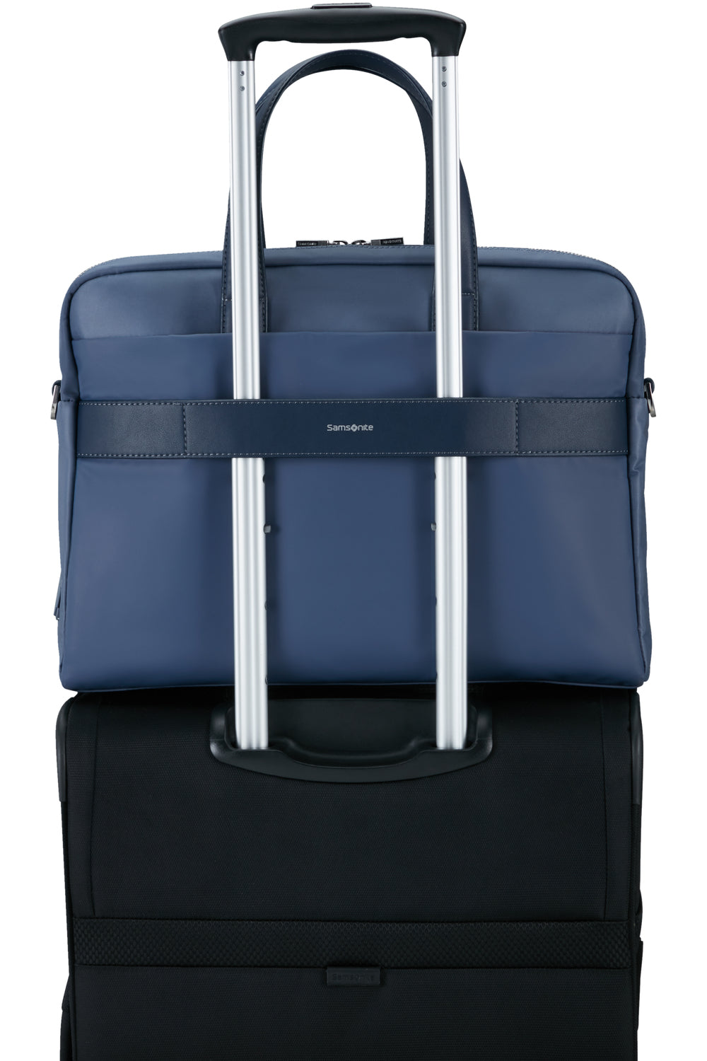Samsonite Workationist Notebook-Tasche – 12 l, wasserabweisend, Aufsteckfunktion, recyceltes PET (rPET), blau
