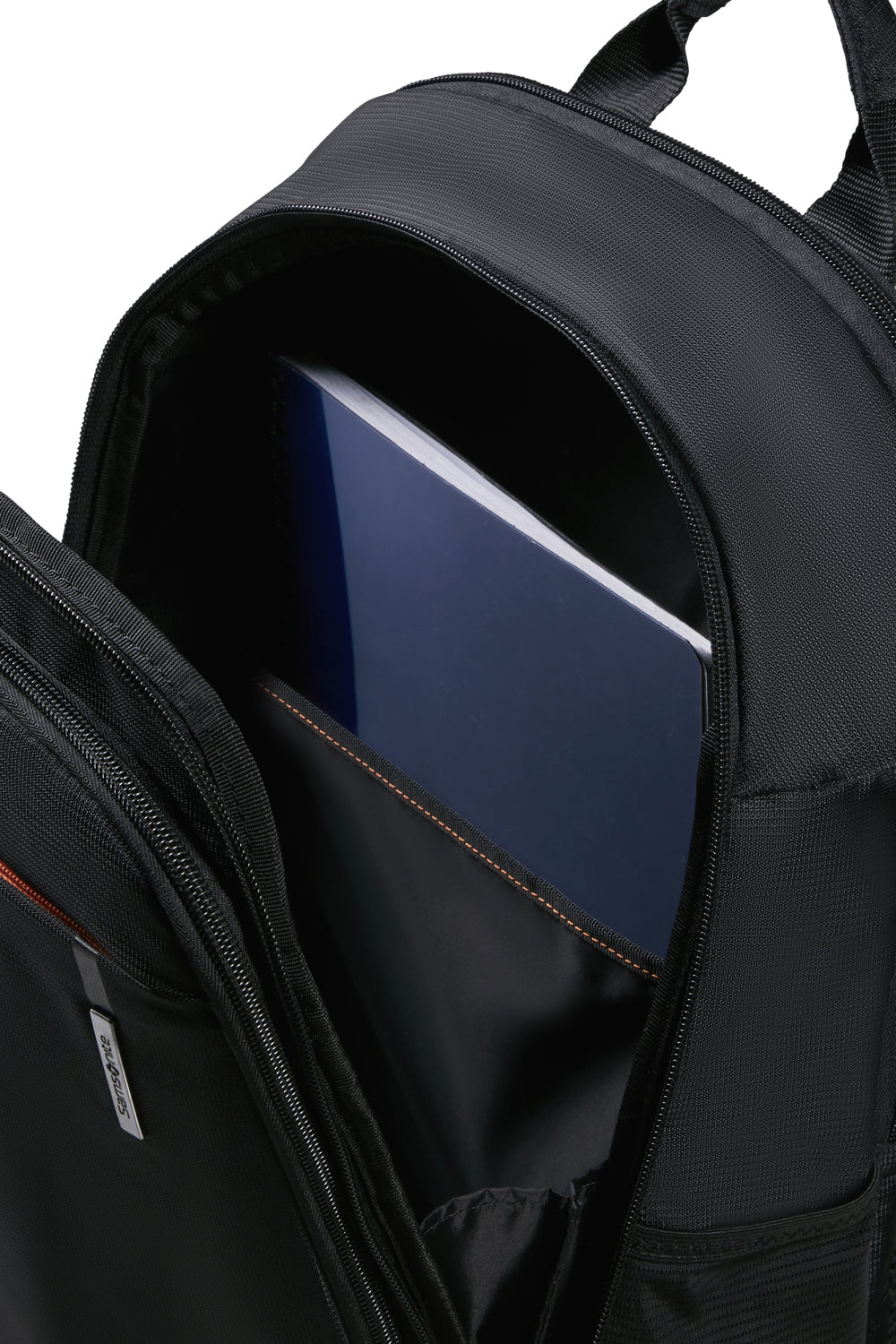 Samsonite Network 4 Notebook-Rucksack – 25 l, Aufsteckfunktion, Recyceltes PET (rPET), Schwarz