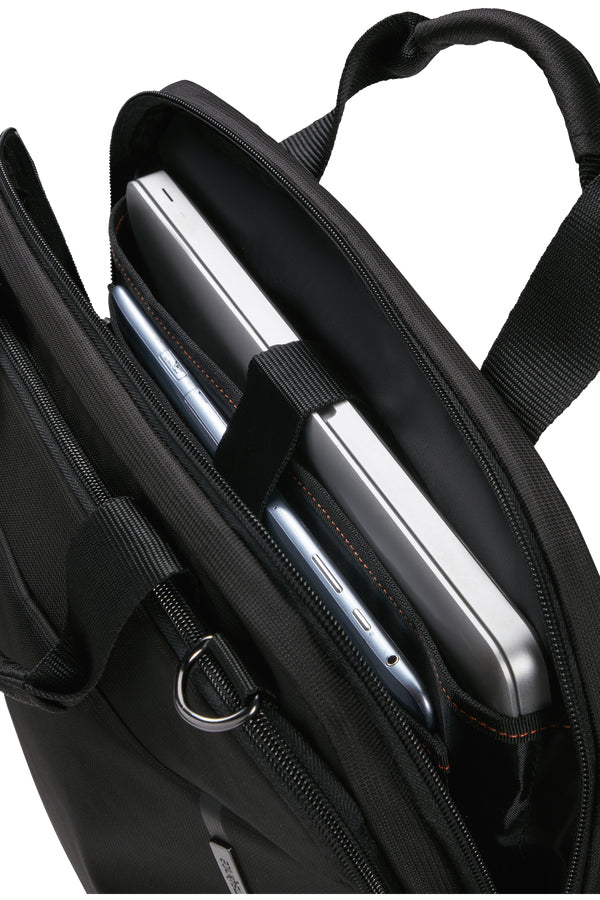 Samsonite Network 4 Notebook-Tasche – 11 l, Aufsteckfunktion, Recyceltes PET (rPET), Schwarz
