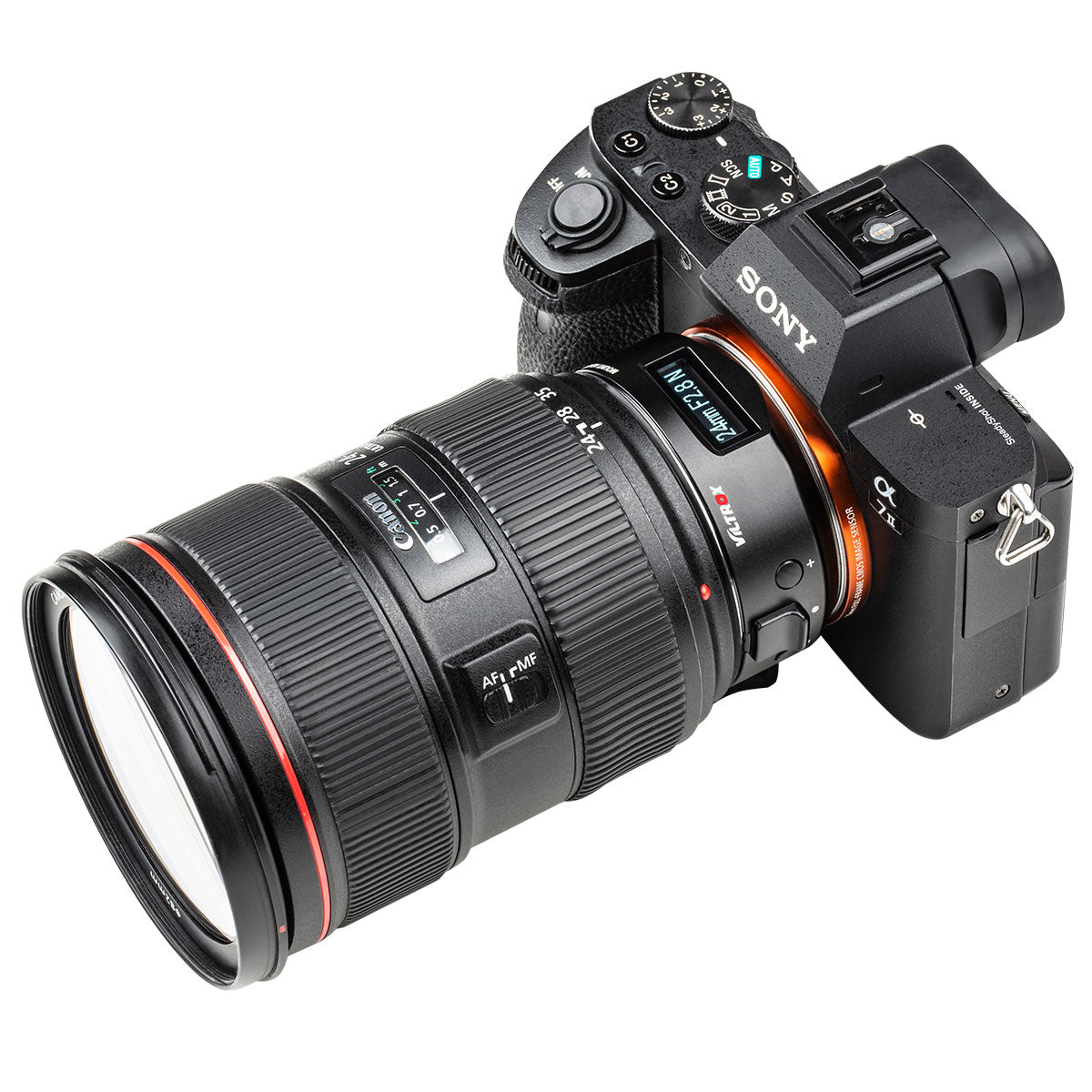 Viltrox EF-E5 Objektivadapter – Autofokus – für Sony-E-Kameras (Canon EF/EF-S-Objektive) – Schwarz