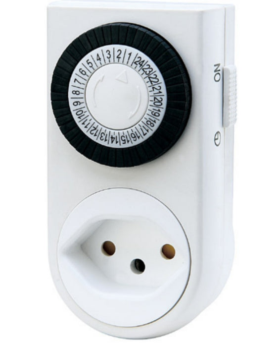 M. Schönenberger Zeitschaltuhr (DIN-Schiene) – IP20, 230 V, 10 A, T13 – Schwarz, Weiss