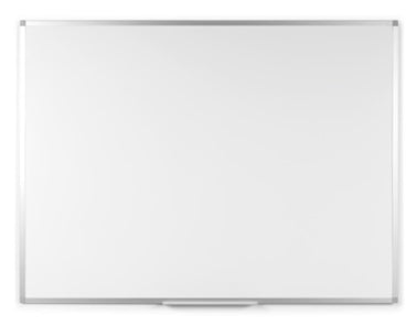 Bi-Office Whiteboard – 60 × 45 cm, Emaille, Alu-Rahmen, Wandmontage, inkl. Stiftablage