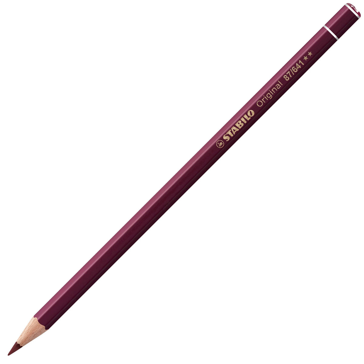 STABILO Buntstifte Original – Einzelstift Weiss, Minen-Ø 2,5 mm