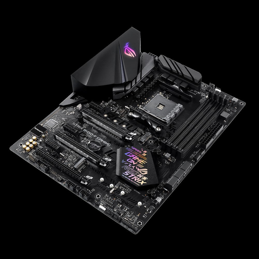 ASUS ROG STRIX B450-F GAMING – Mainboard – AM4, AMD B450, ATX, DDR4, 64 GB, 2×DIMM