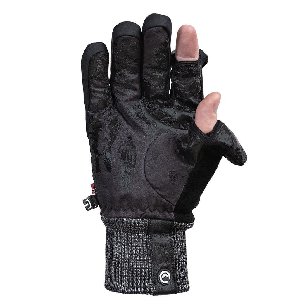 Vallerret Photography Gloves Vallerret Markhof V3 Handschuhe – Grösse M, Touchscreen, Echtes Leder, Wollfutter, Kartenfach – Schwarz