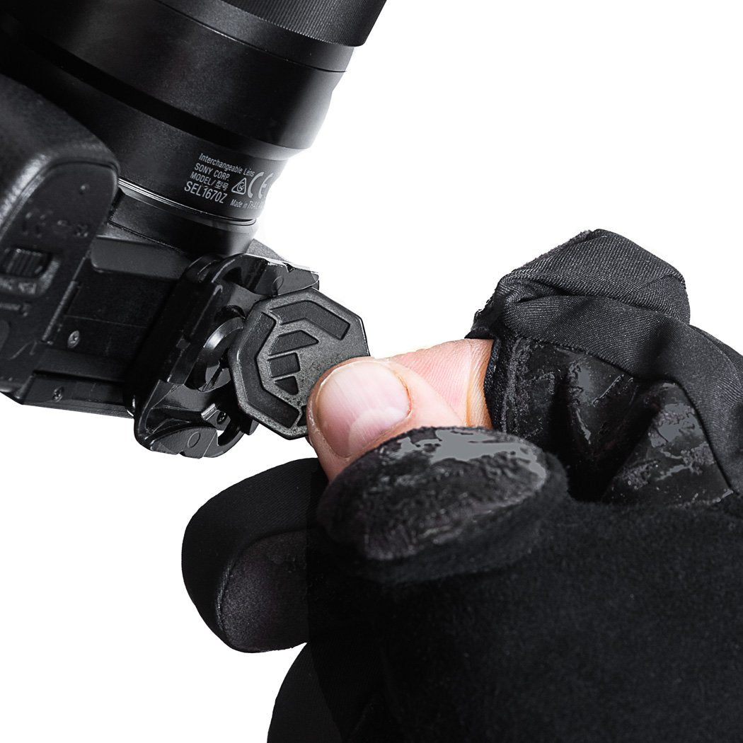 Vallerret Photography Gloves Vallerret Markhof V3 Handschuh – Grösse S, Touchscreen-kompatibel, Leder/Synthetisch – Schwarz