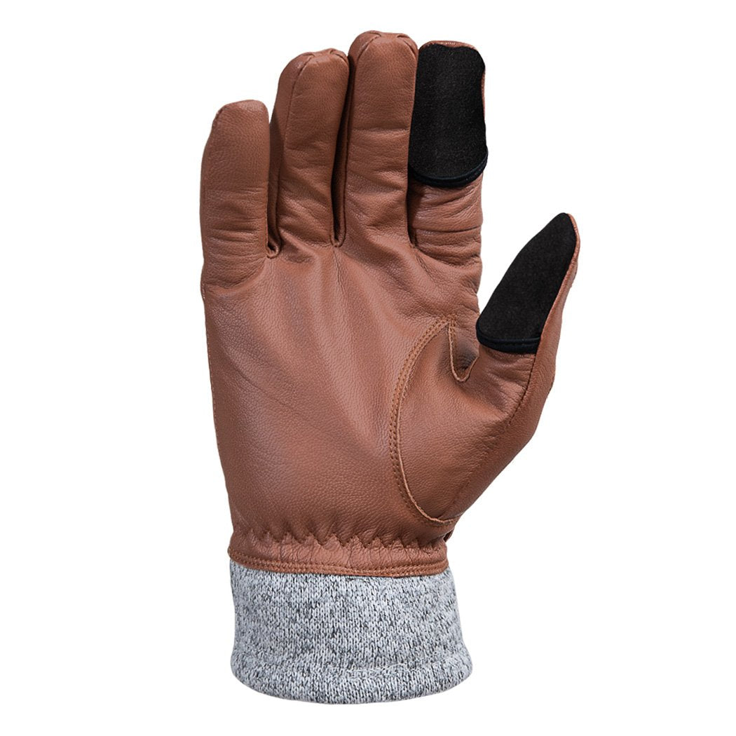 Vallerret Photography Gloves Vallerret Urbex Handschuhe – Leder, wollgefüttert, Touch-kompatibel, magnetische Fingerspitzen – Braun
