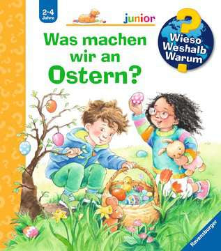 Ravensburger Buch – Was machen wir an Ostern?, Hardcover, 16 Seiten, Deutsch, 2–4 Jahre