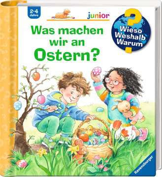 Ravensburger Buch – Was machen wir an Ostern?, Hardcover, 16 Seiten, Deutsch, 2–4 Jahre