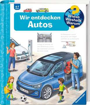Ravensburger Buch – Wieso? Weshalb? Warum? – Wir entdecken Autos, Spiralbindung, 16 Seiten, 4–7 Jahre