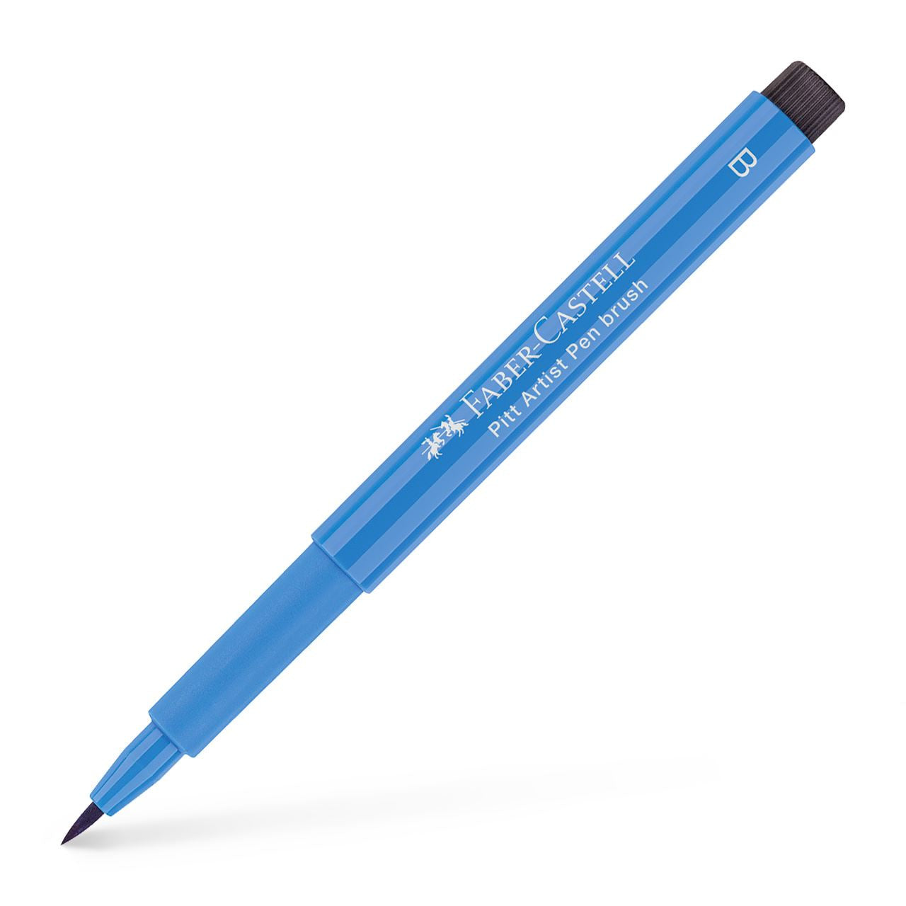 Faber-Castell Pitt Artist Pen – Pinselstift, 2,5 mm, pigmentiert, lichtbeständig, wasserfest, Ultramarin