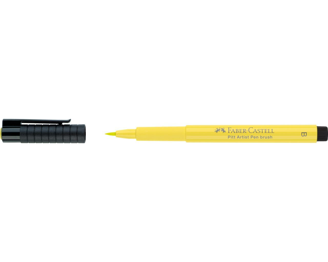 Faber-Castell Pitt Artist Pen Brush Pen – 2,5 mm, pigmentiert, wasserfest, lichtgelb