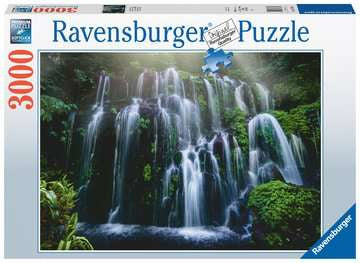 Ravensburger Puzzle Wasserfall auf Bali – 3000 Teile – 121 × 80 cm – ab 14 J.