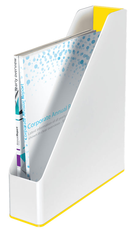 Leitz Stiftschlaufe – Polystyrol, Weiss, Gelb