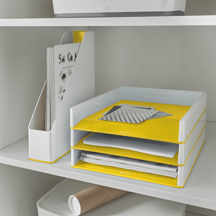 Leitz Stiftschlaufe – Polystyrol, Weiss, Gelb