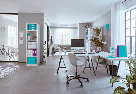 Leitz Handabroller 53641062 – Kunststoff (PS), violett, weiss