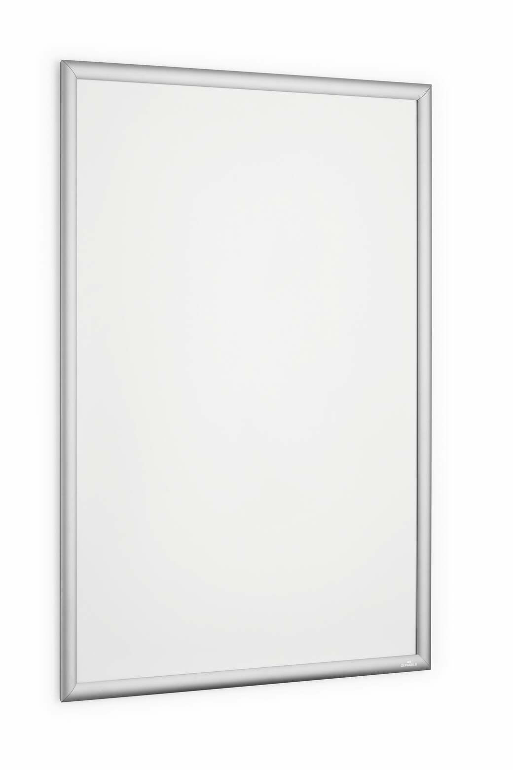 Durable Wandrahmen 500923 – 660 × 900 mm, silber, Aluminium