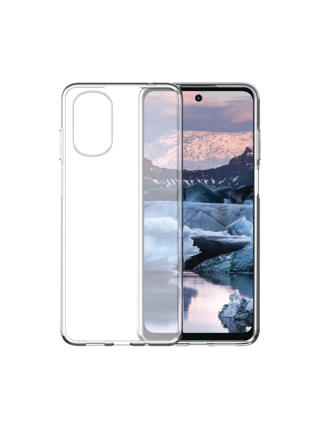 dbramante1928 Backcover – für Motorola Moto E32, Transparent, bis 1,2 m sturzsicher, tropfsicher, schlagfest