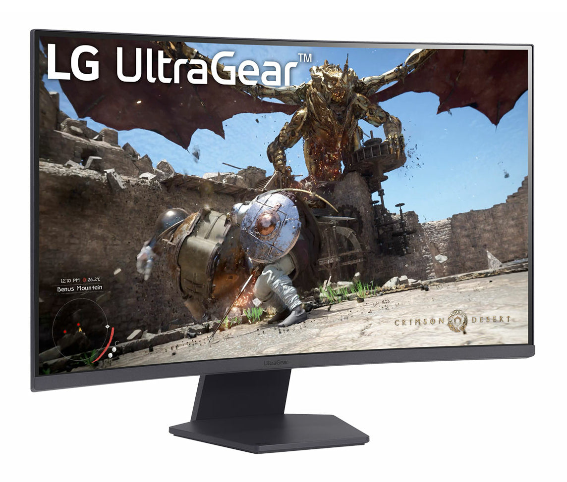 LG 32GS60QC-B – 31,5" Curved, 2560 × 1440 (WQHD), VA, 180 Hz, HDR10