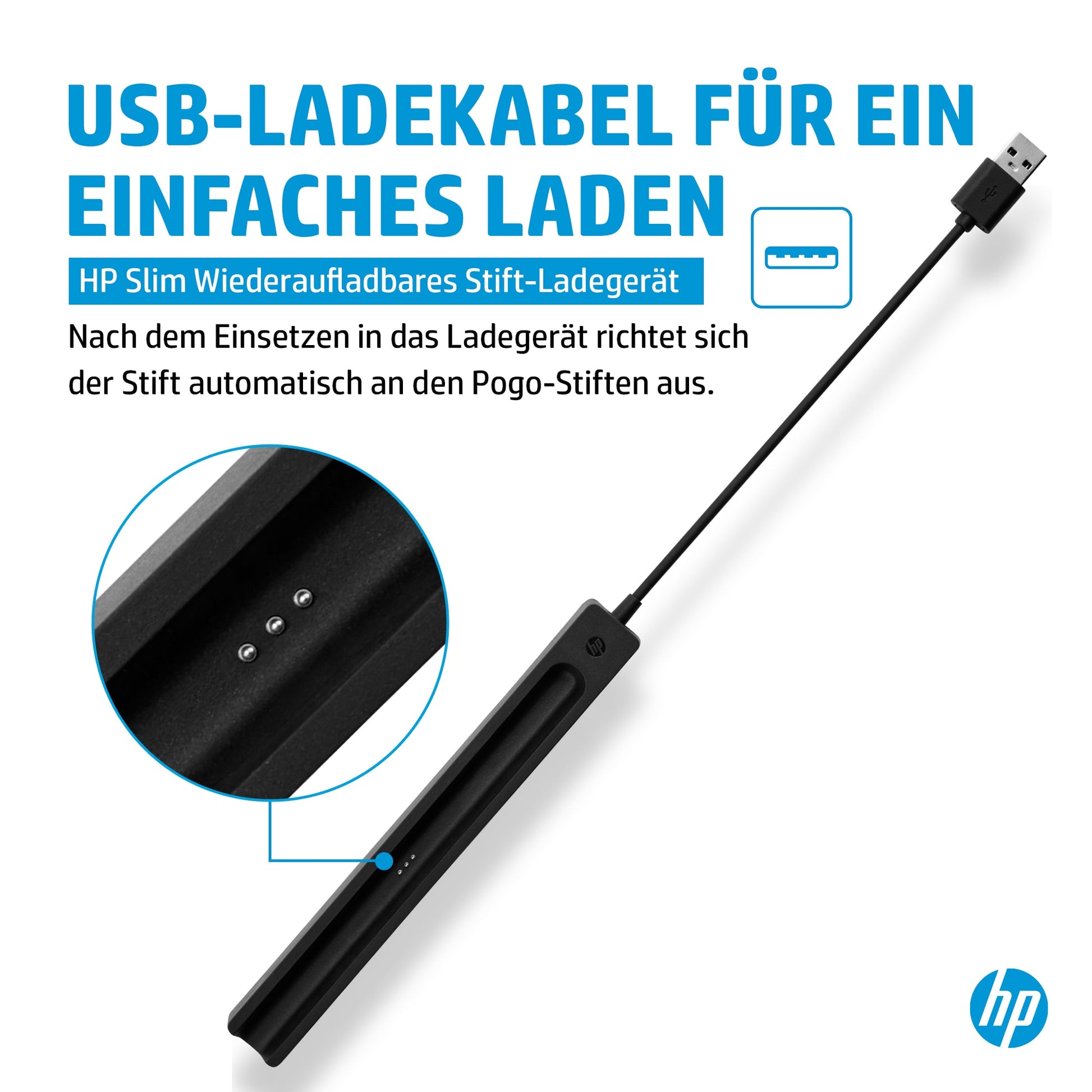 HP RCHRGLE Slim Pen Ladegerät – für Slim Pen