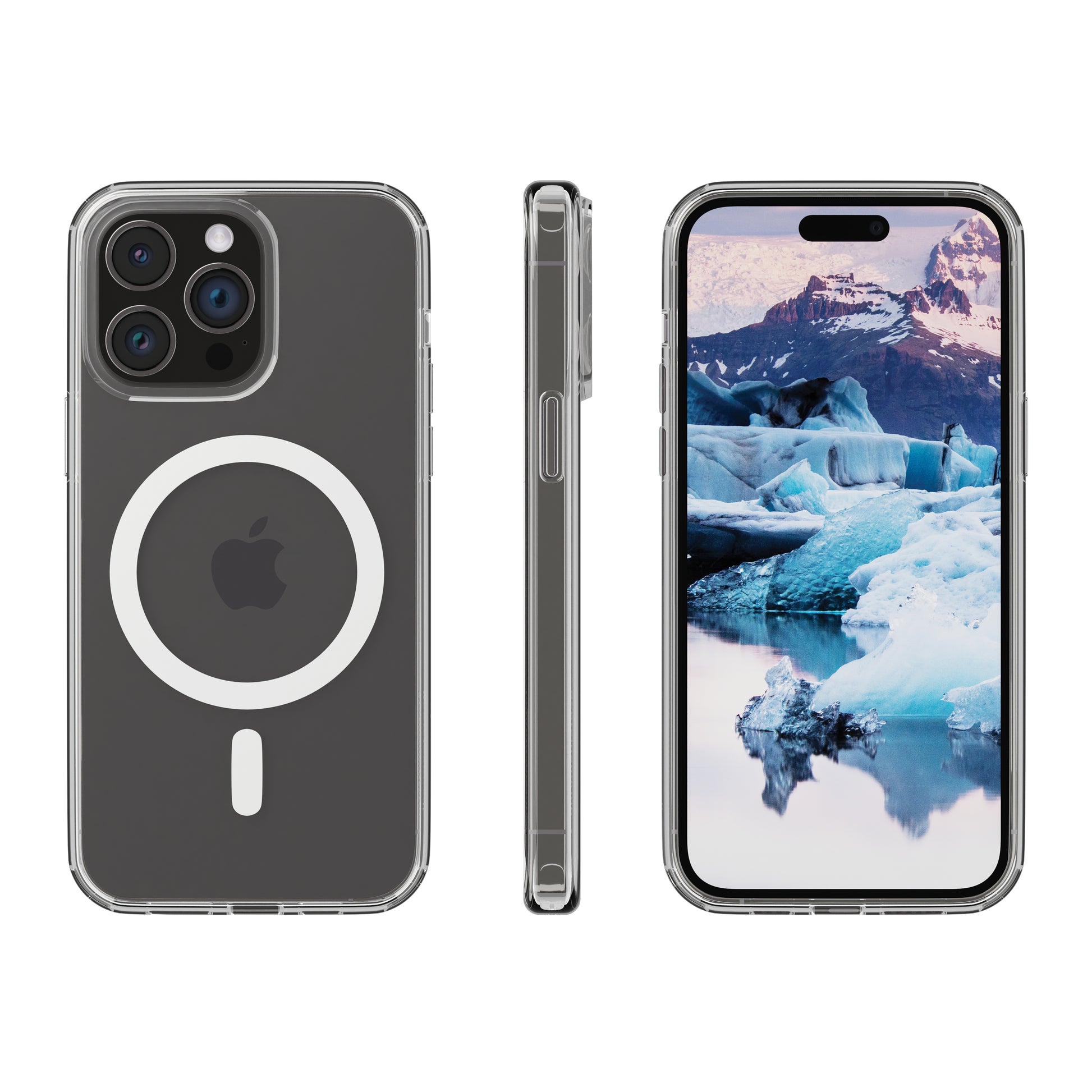 dbramante1928 Iceland Pro Backcover – für Apple iPhone 15 Pro, MagSafe, Transparent