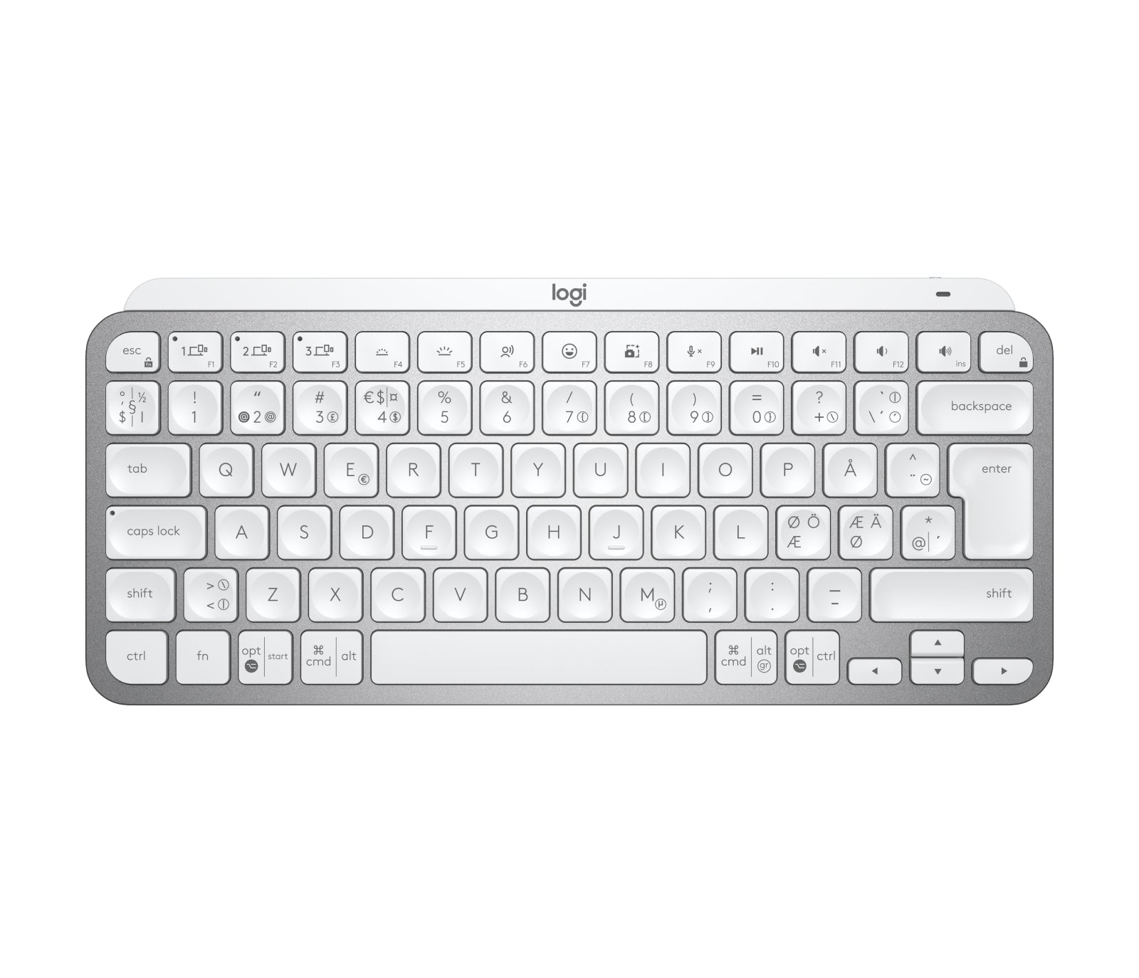 Logitech MX Keys Mini für Business – Tastatur, Grau