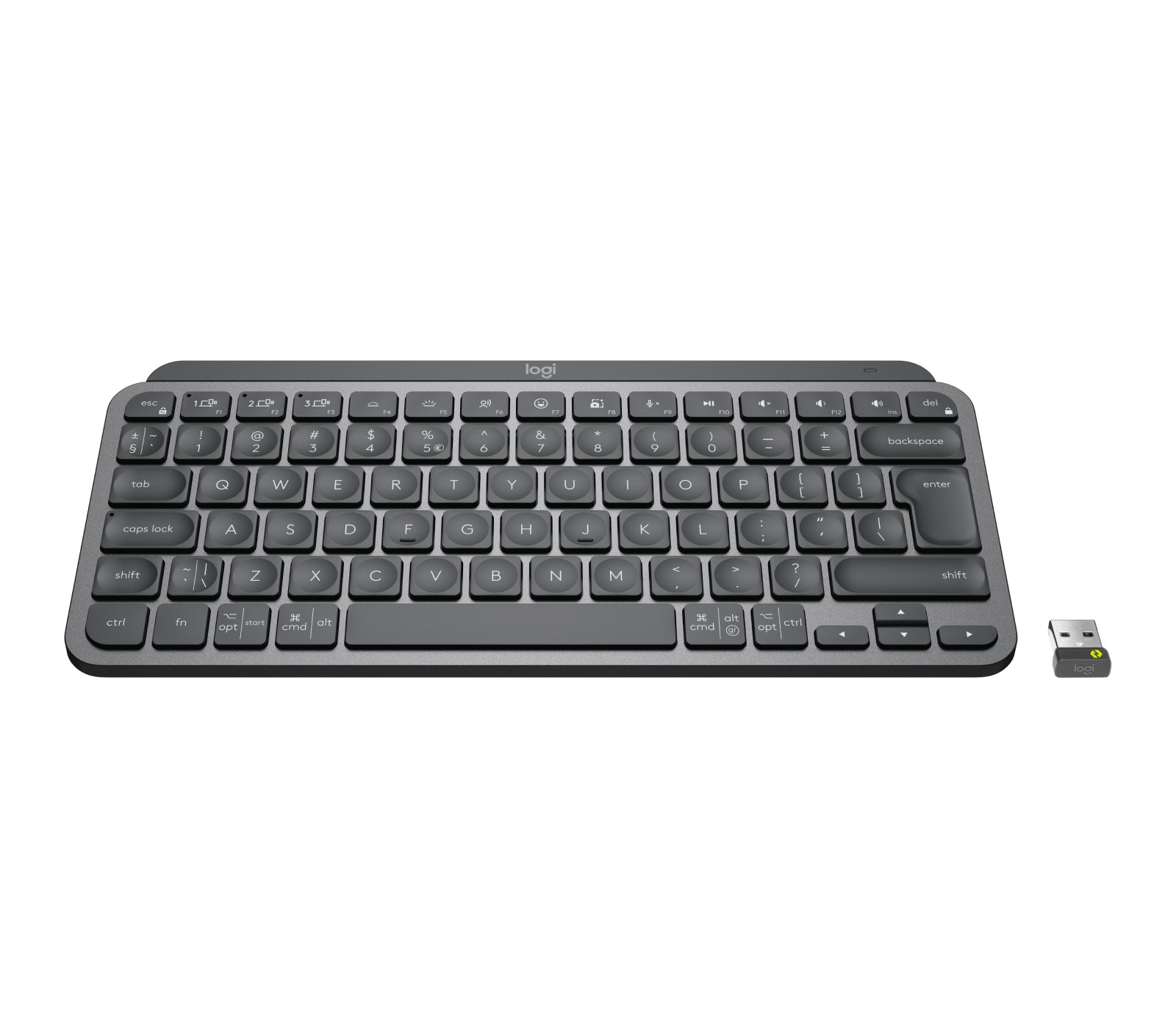 Logitech MX Keys Mini für Business – Tastatur, US-Layout (EN), Grau