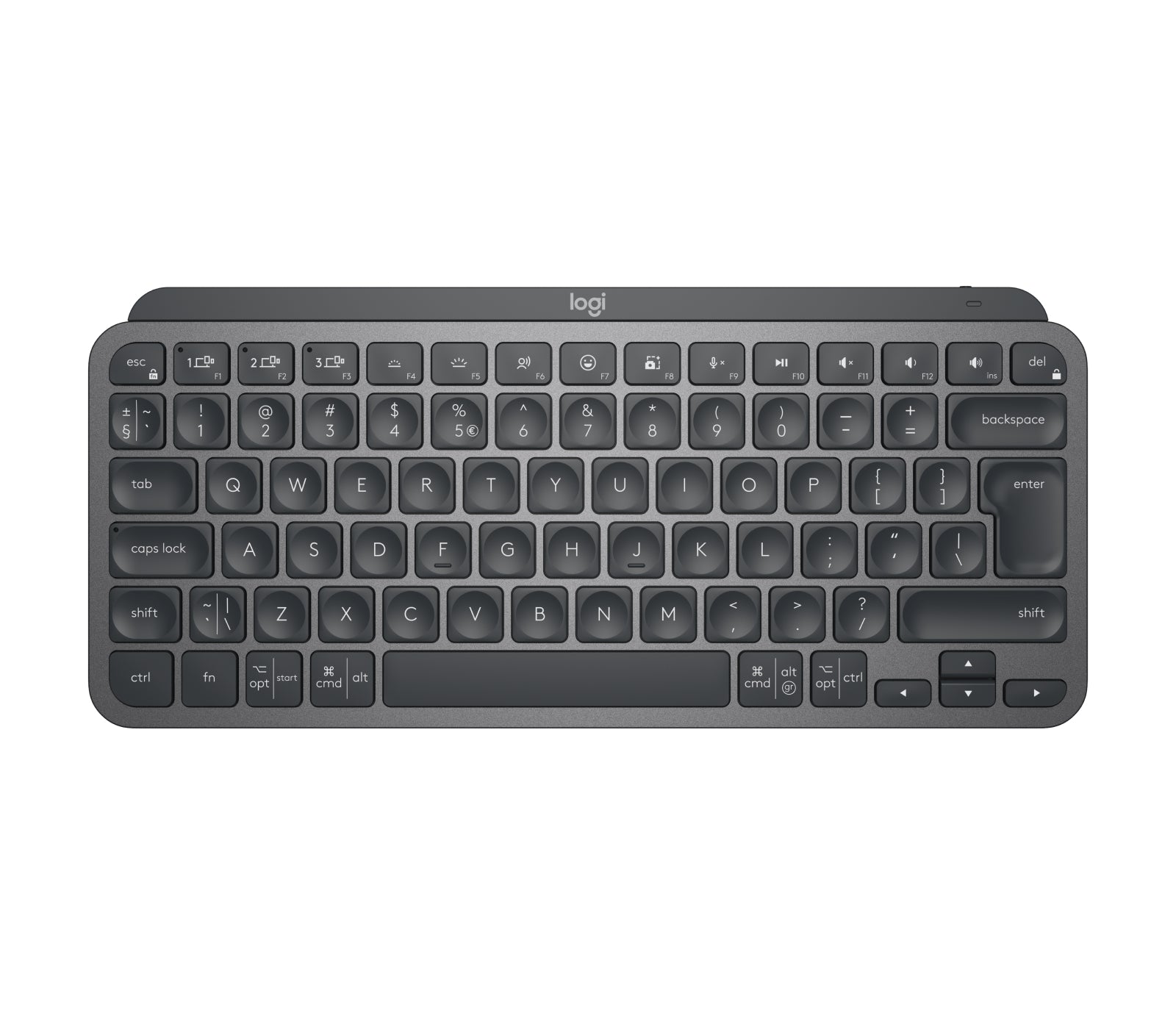 Logitech MX Keys Mini für Business – Tastatur, US-Layout (EN), Grau