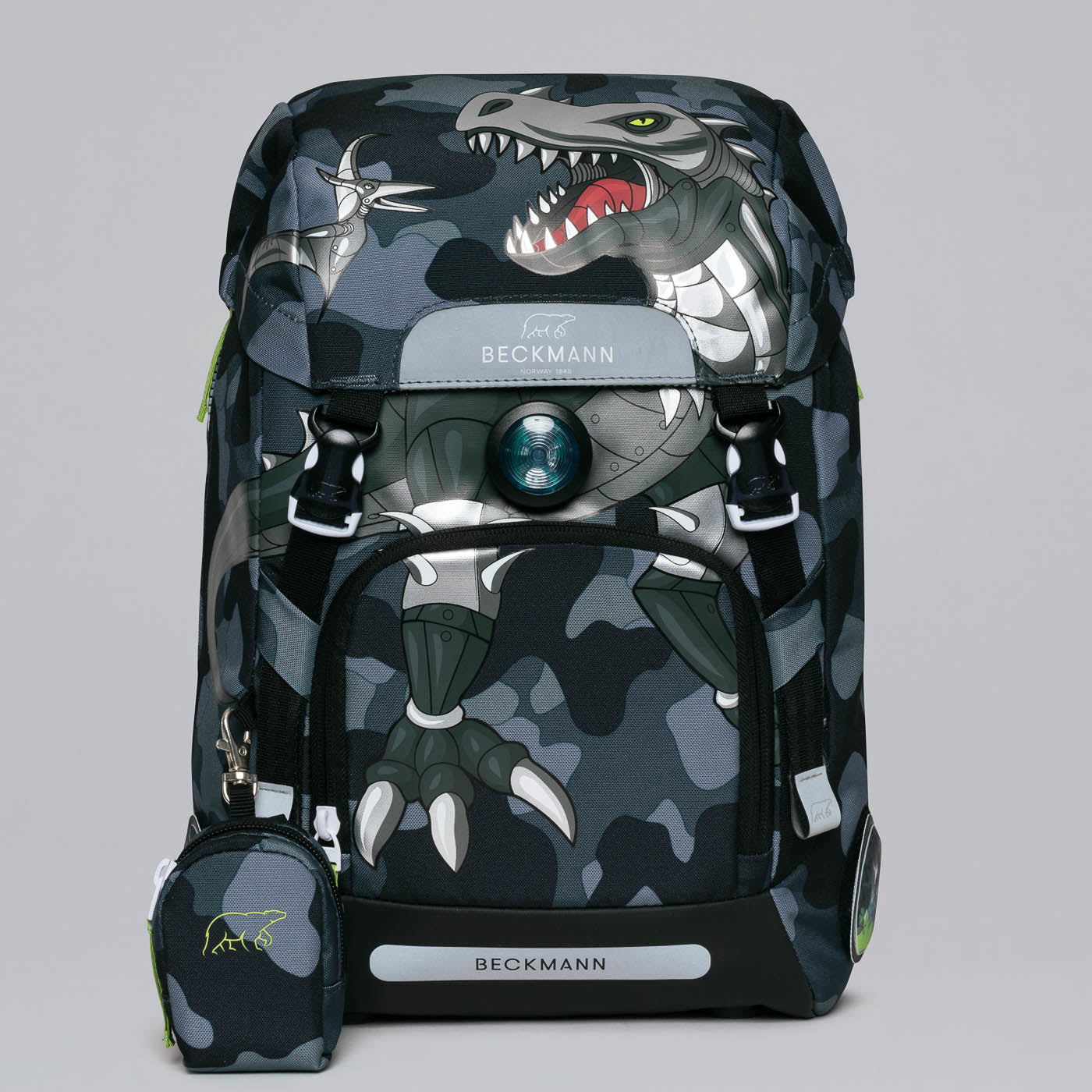 Beckmann Schulrucksack – Camo Rex