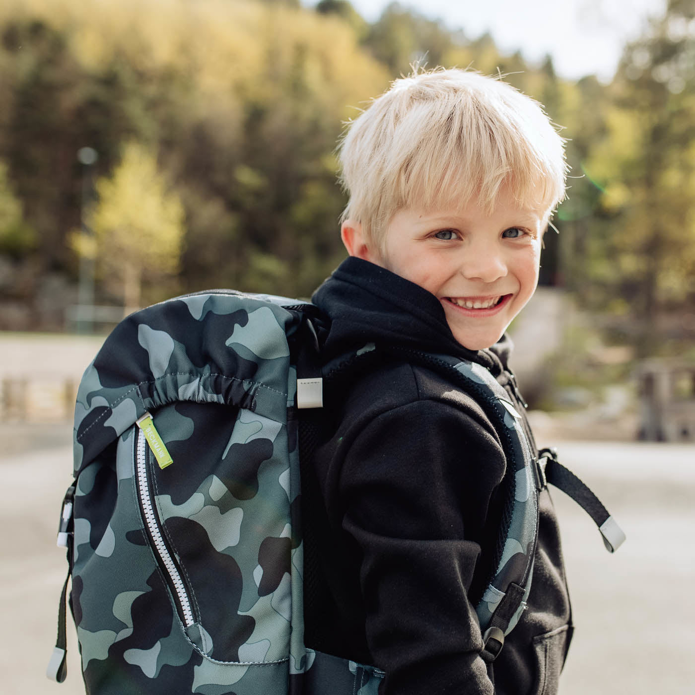 Beckmann Schulrucksack – Camo Rex
