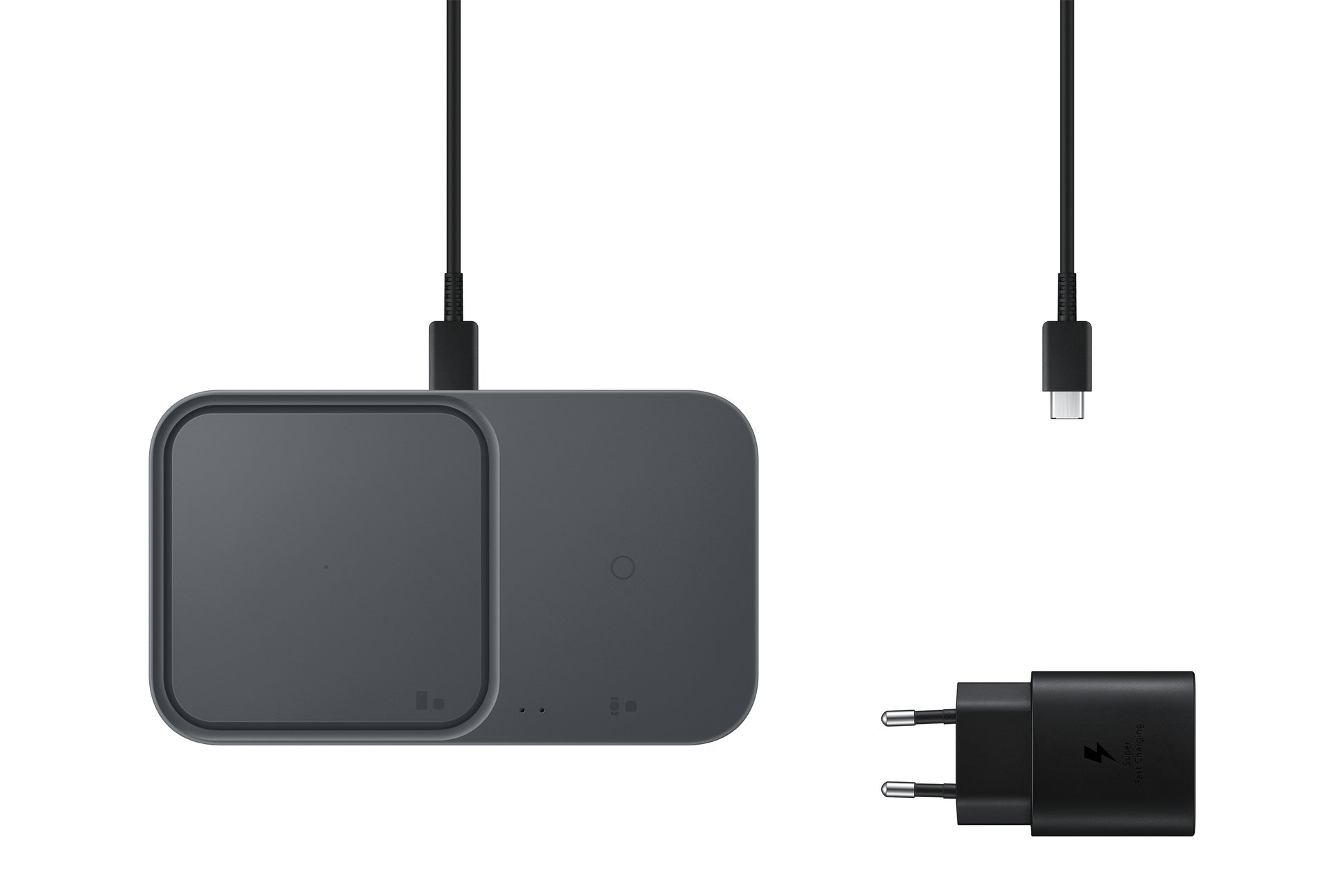Samsung EP-P5400 Ladegerät – 15 W, Duo – für Kopfhörer, Smartphone, Smartwatch