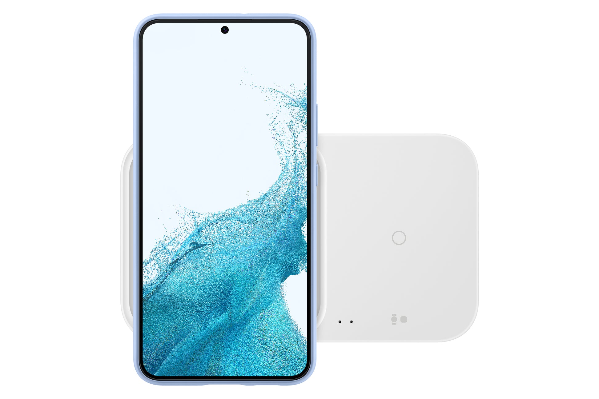Samsung EP-P5400 Ladestation – 15 W, Qi, 2× gleichzeitig – für Smartphones, Galaxy Buds, Galaxy Watch