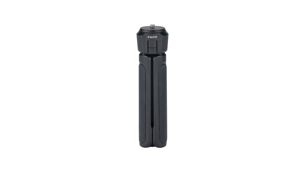 Tilta TA-MTT Mini-Tischstativ – 7,5 cm, 200 g, 1/4"-Gewinde, Aluminium/Edelstahl – Schwarz