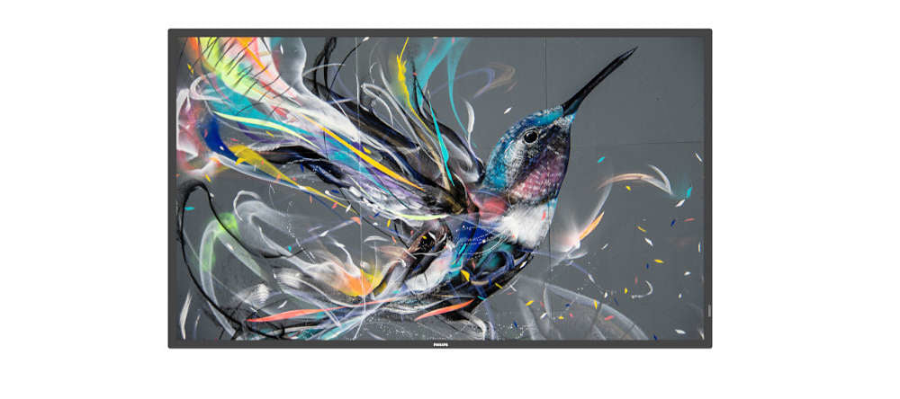 Philips Q-Line – Signage-Display, 55", Ultra HD 4K, 18/7, Integrierter Player