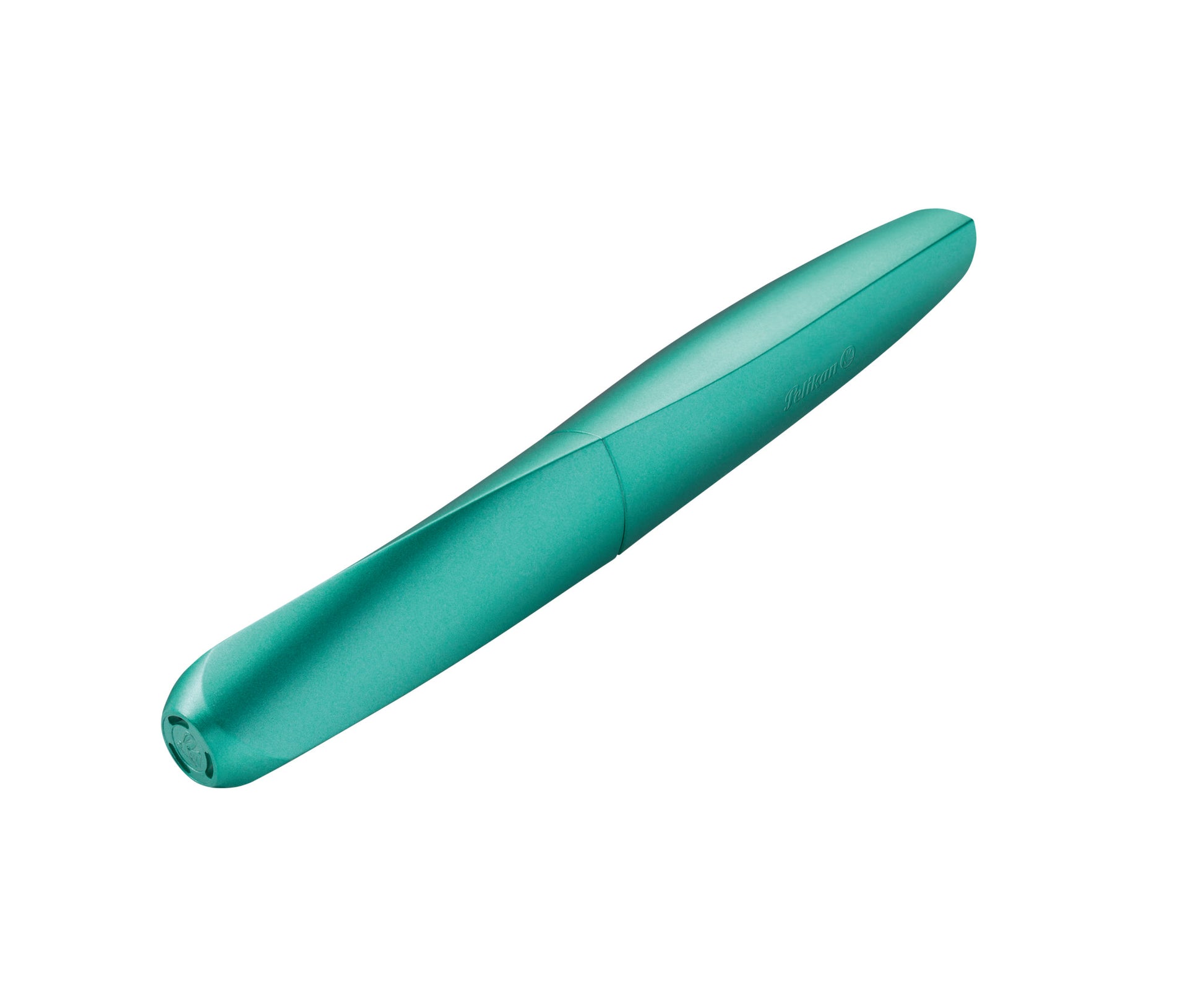 Pelikan Twist Cold Alaska – Federspitze M – für Rechts- & Linkshänder – Dunkelgrün, Blau – Patronen