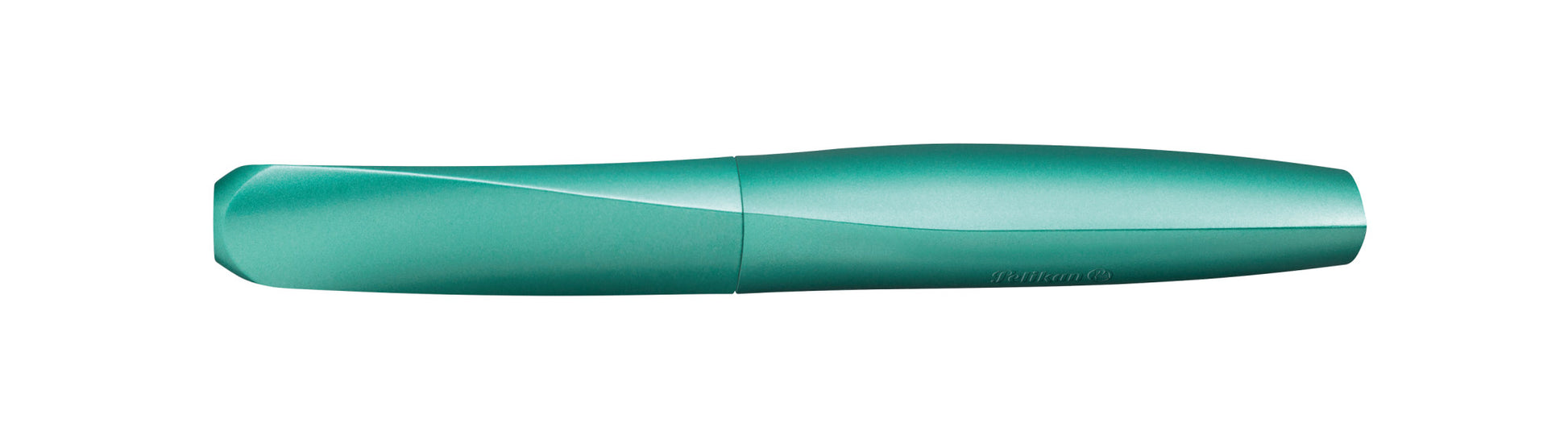 Pelikan Twist Cold Alaska – Federspitze M – für Rechts- & Linkshänder – Dunkelgrün, Blau – Patronen