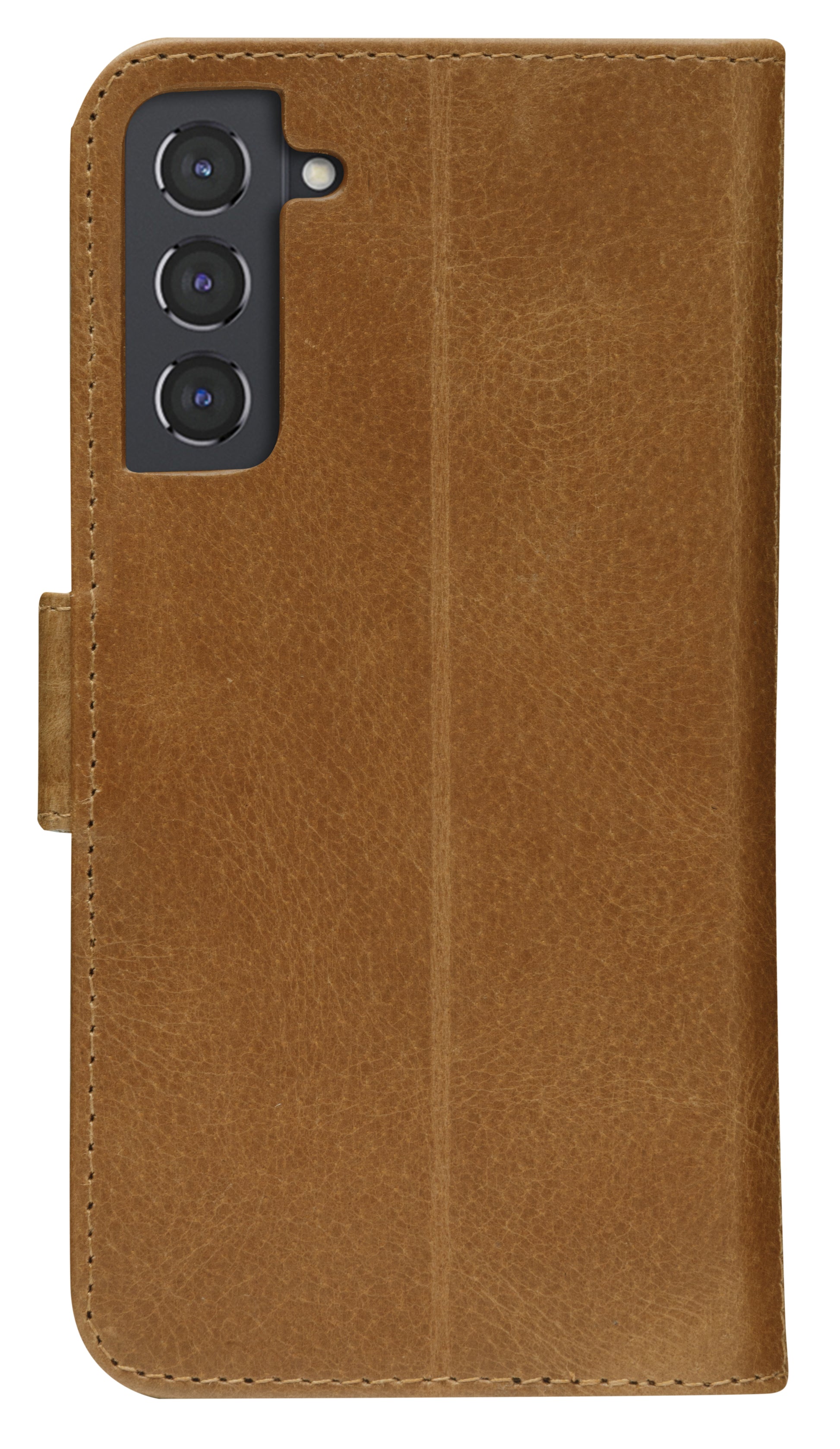 dbramante1928 Copenhagen Slim Folio – für Samsung Galaxy S22+, mit Ständer, Beige, kratzresistent