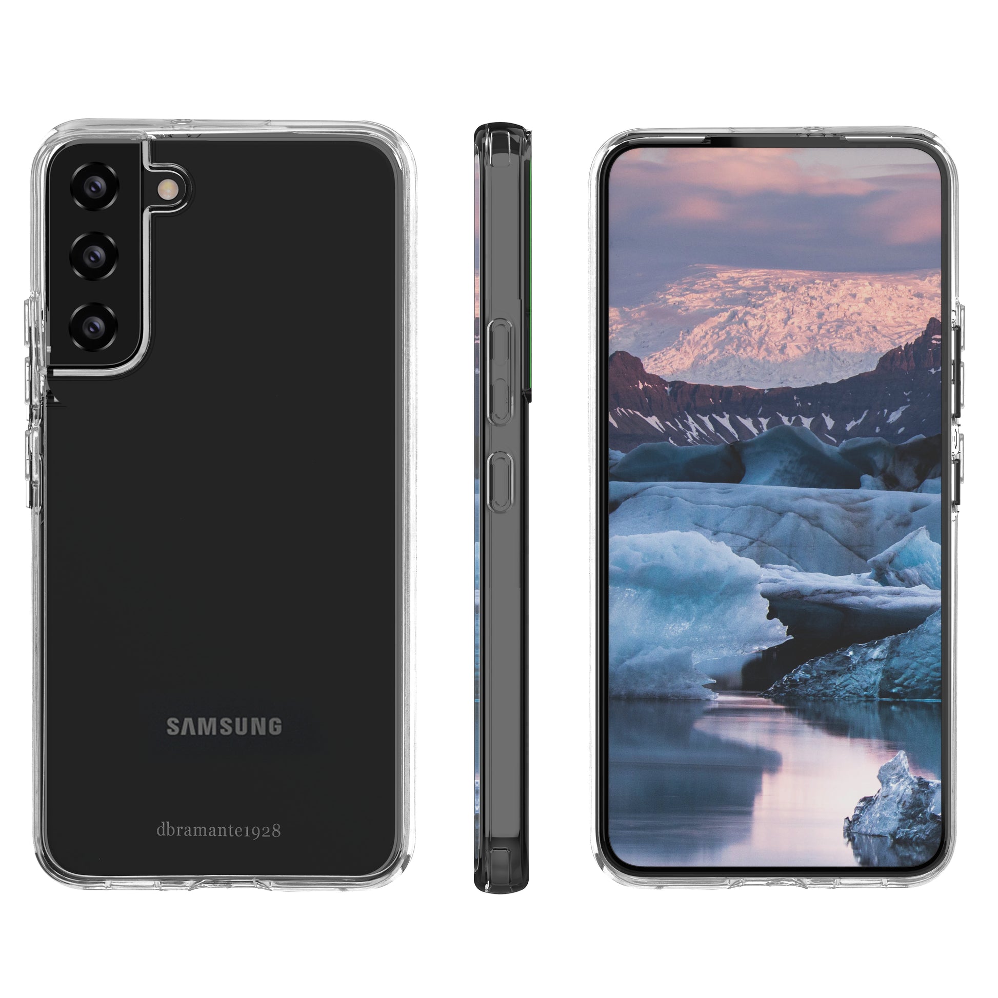 dbramante1928 Greenland Backcover – für Samsung Galaxy S22+ – Kunststoff, Transparent, kratzresistent