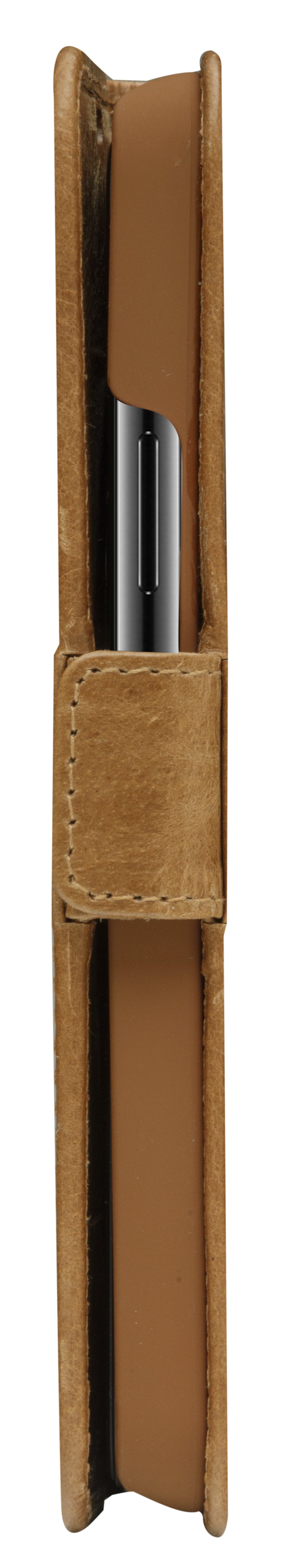 dbramante1928 Copenhagen Slim Folio – für Samsung Galaxy S22+, mit Ständer, Beige, kratzresistent