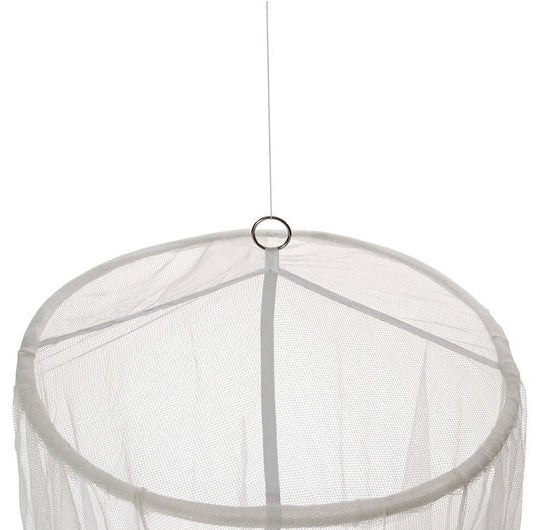 Care Plus Pyramiden-Moskitonetz Bell DURALLIN – leicht – für 2 Personen – 225 × 270 cm – weiss
