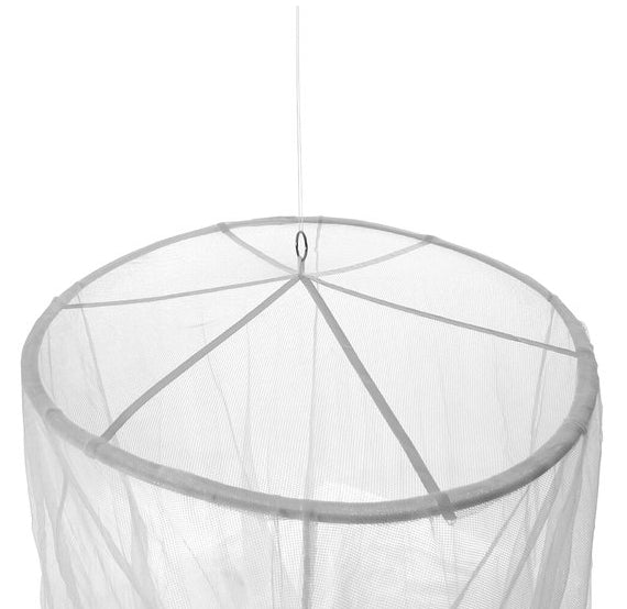 Care Plus Pyramidenförmiges Moskitonetz – 2 Personen, Höhe 250 cm, Weiss, 1 Stk.