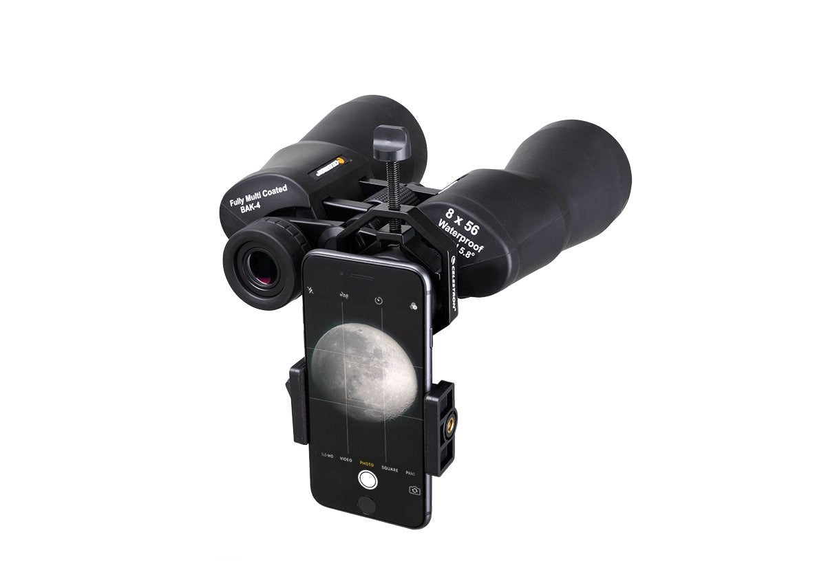 Celestron Basic Smartphone Adapter – Metall, Schraubbefestigung – Schwarz