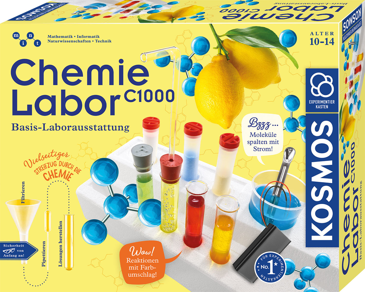 Kosmos Experimentier-Set – Chemielabor C 1000 X, ab 10 Jahren