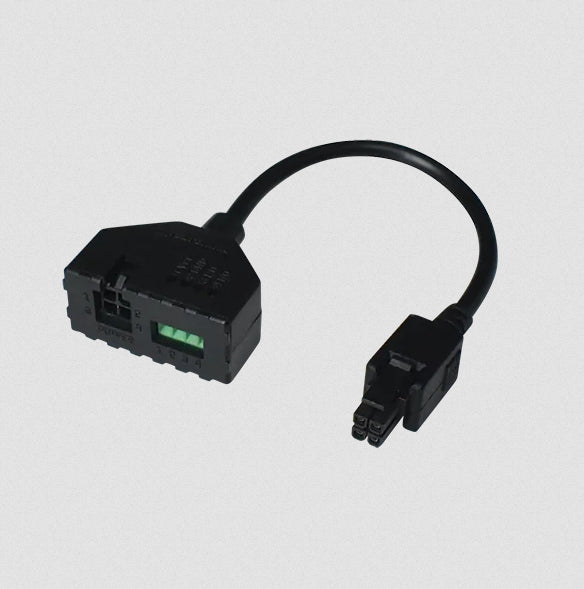 Teltonika PR5MEC21 Stromadapter – 4-poliger PA I/O, 0,14–0,5 mm², Innen, Schwarz