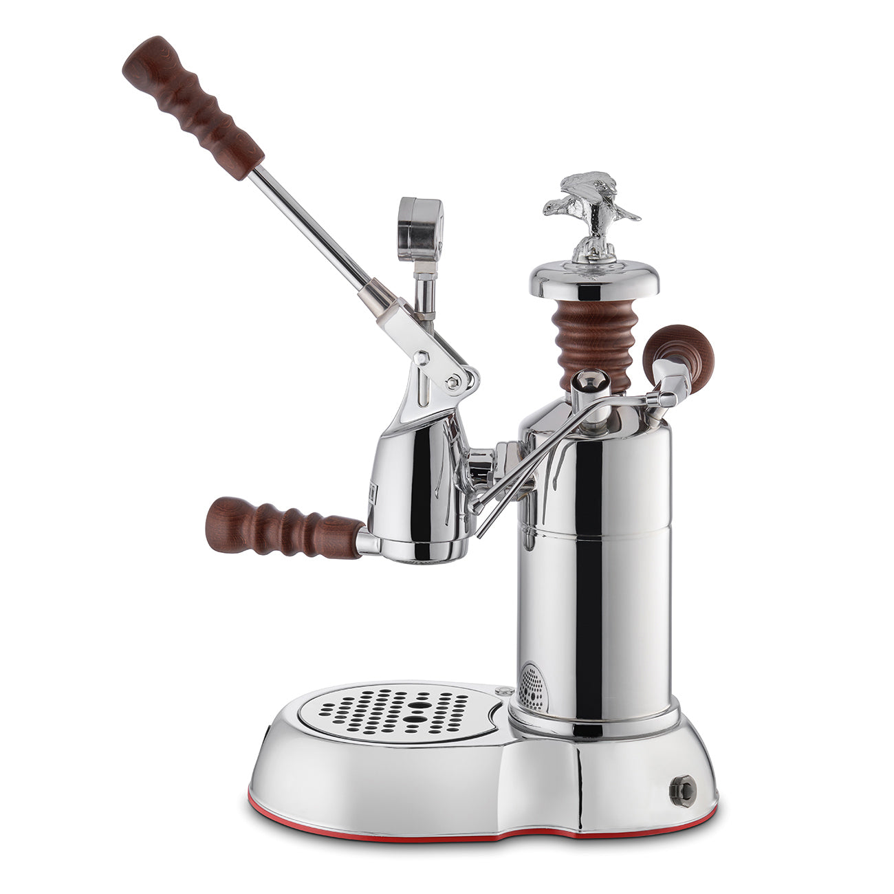 La Pavoni LPLESA01EU Espressomaschine (Siebträger) – 1,6 l, Milchschaumdüse, Chrom, 20,0 × 41,0 × 29,0 cm