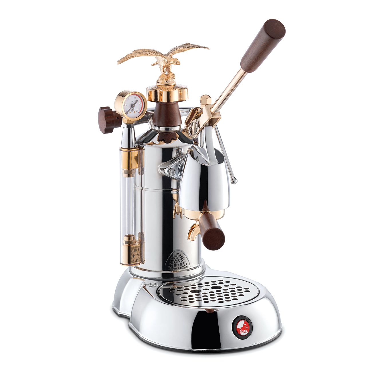 La Pavoni LPLEXP01EU Espressomaschine (Siebträger) – 1,6 l, Milchaufschäumer, 20,0 × 35,0 × 29,0 cm