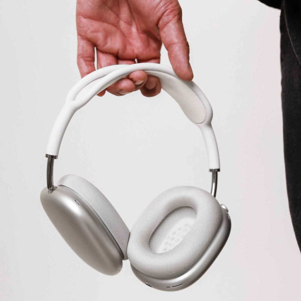 Vonmählen Ohrpolster (Stoff/Schaum), Hellgrau, für AirPods Max